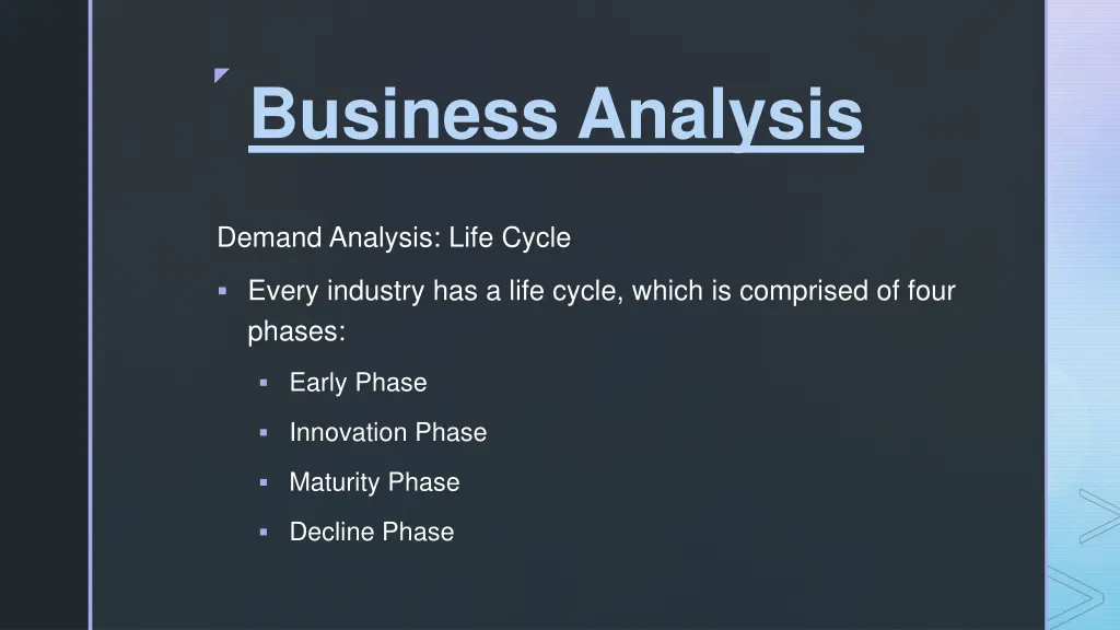 business analysis 1