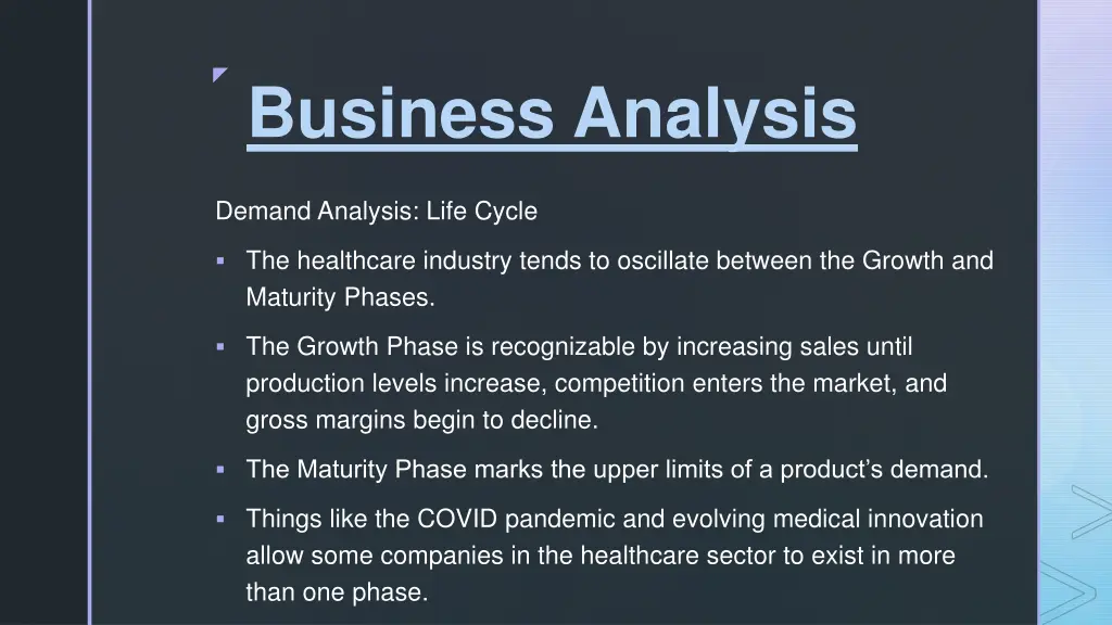 business analysis 3