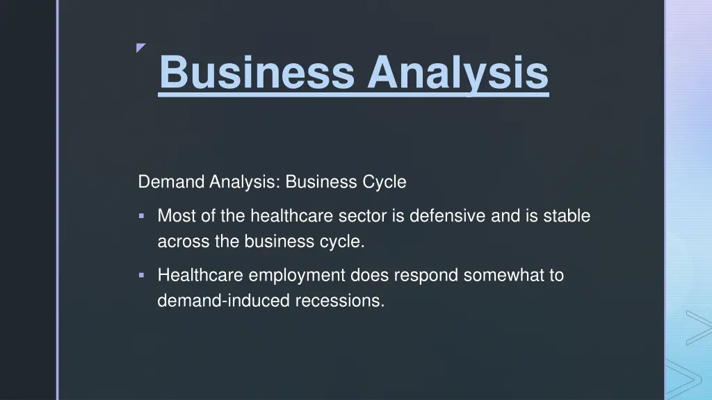 business analysis 4