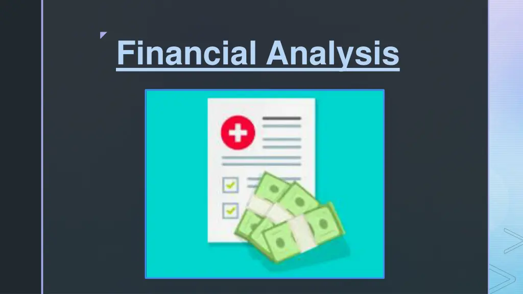 financial analysis
