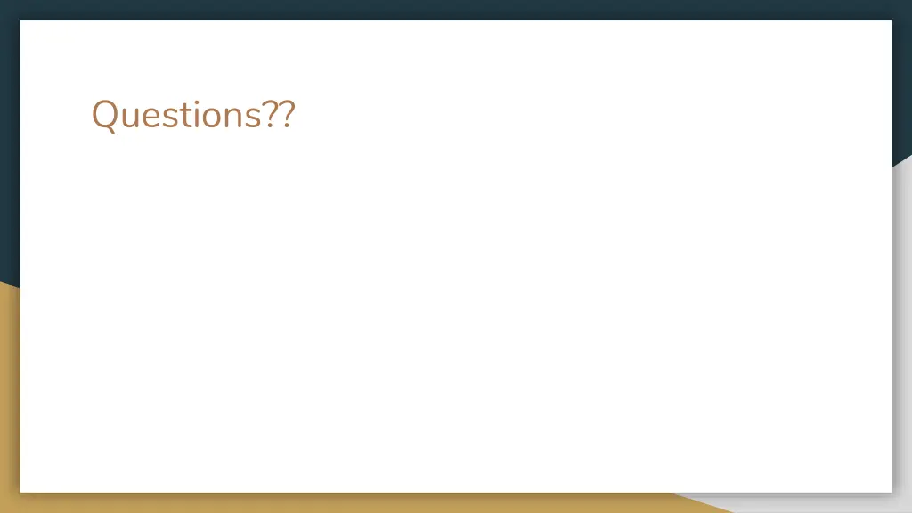 questions