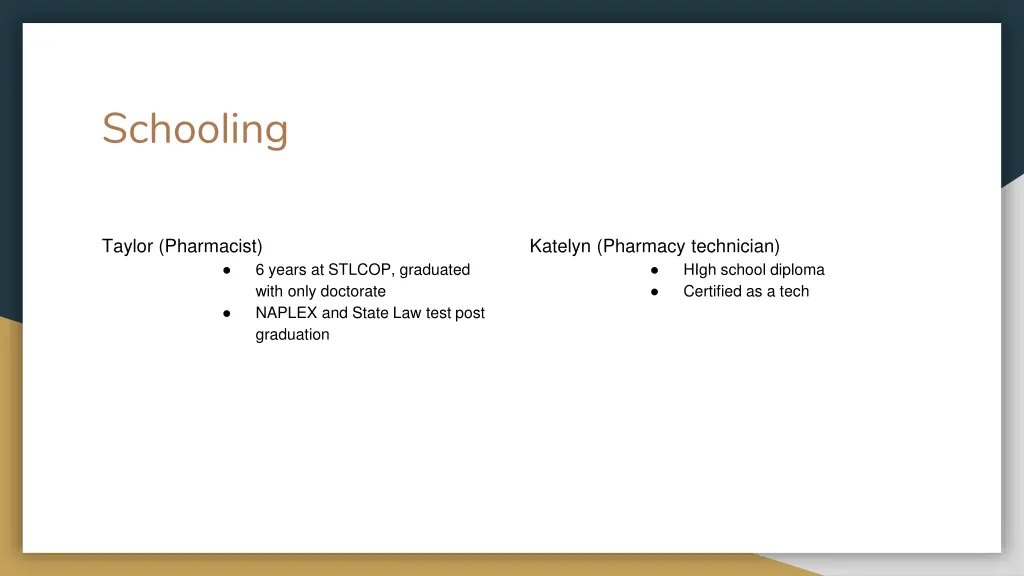 schooling