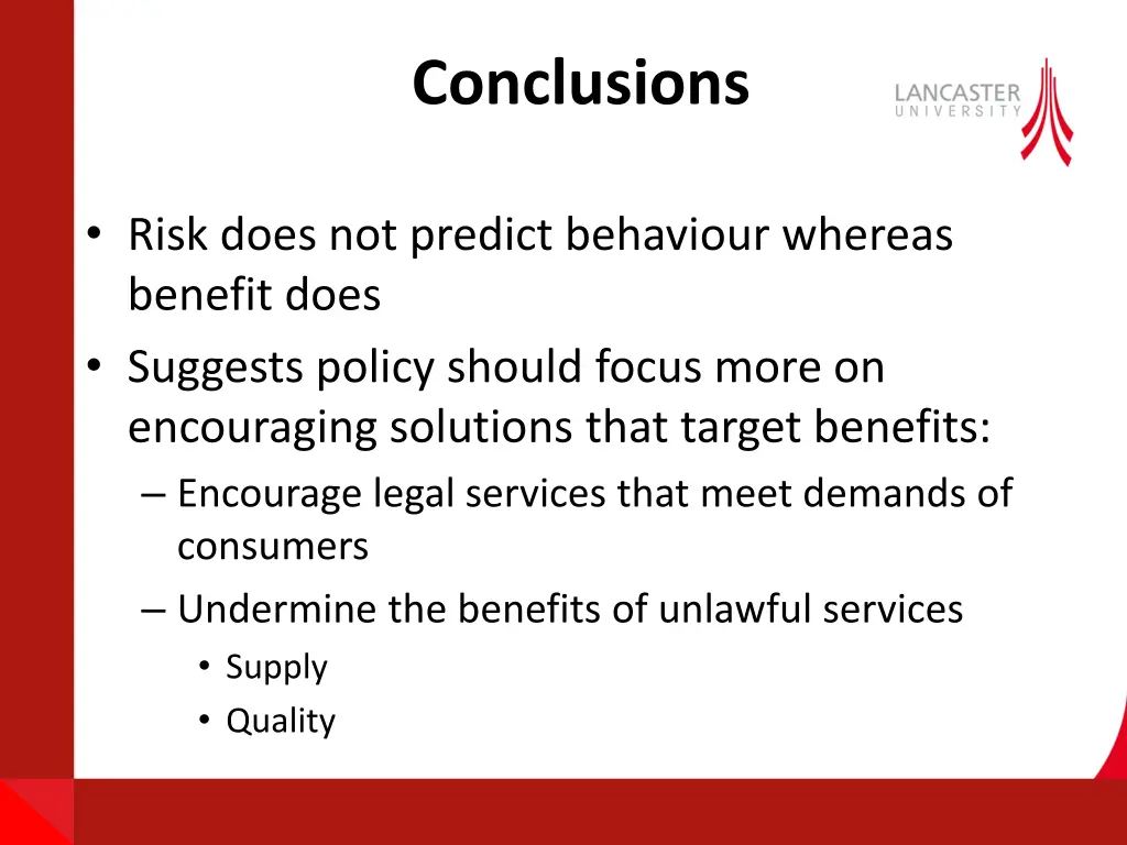 conclusions 1