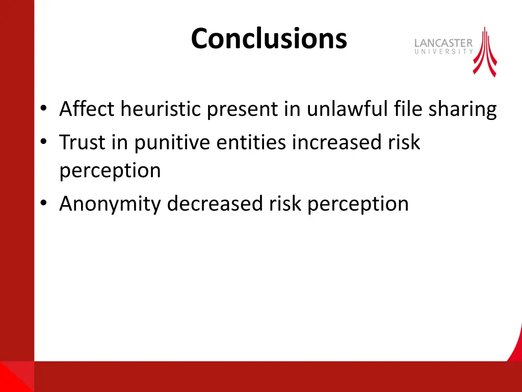 conclusions