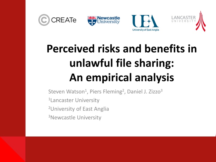 perceived risks and benefits in unlawful file