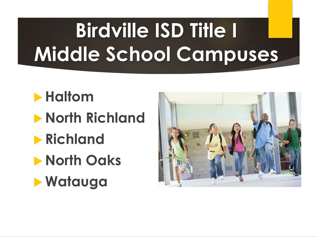 birdville isd title i middle school campuses