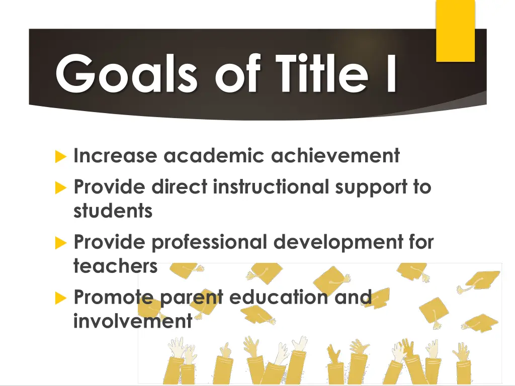 goals of title i