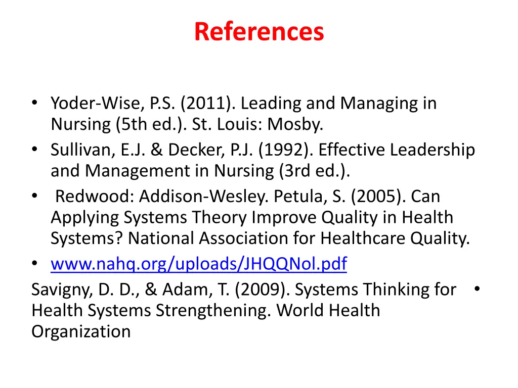 references
