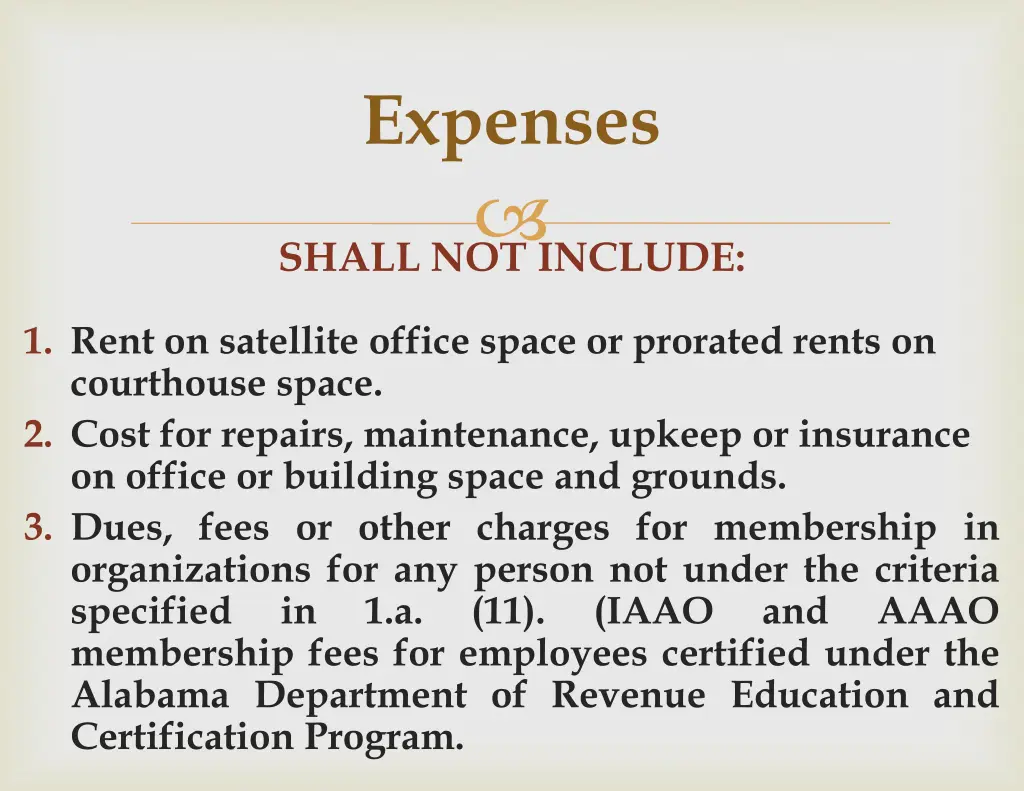 expenses 3