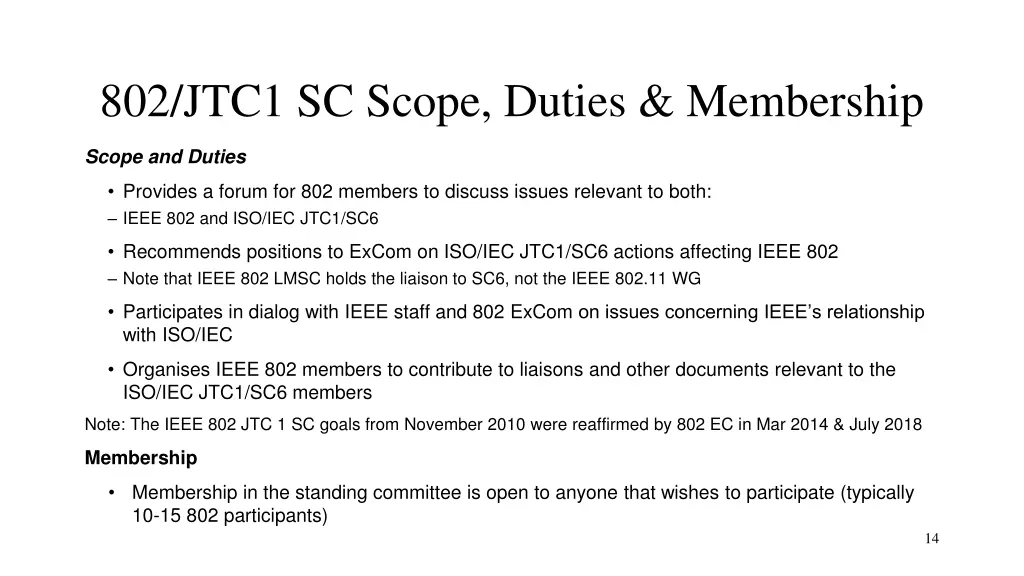 802 jtc1 sc scope duties membership
