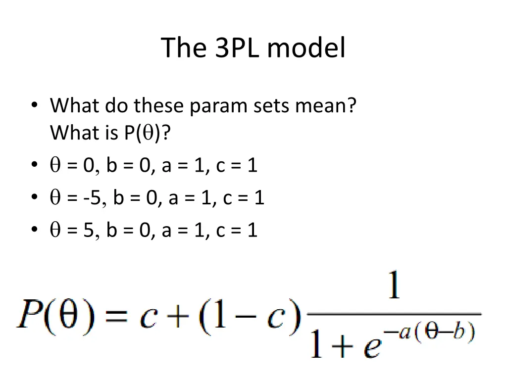 the 3pl model 4