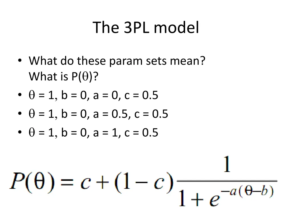 the 3pl model 5