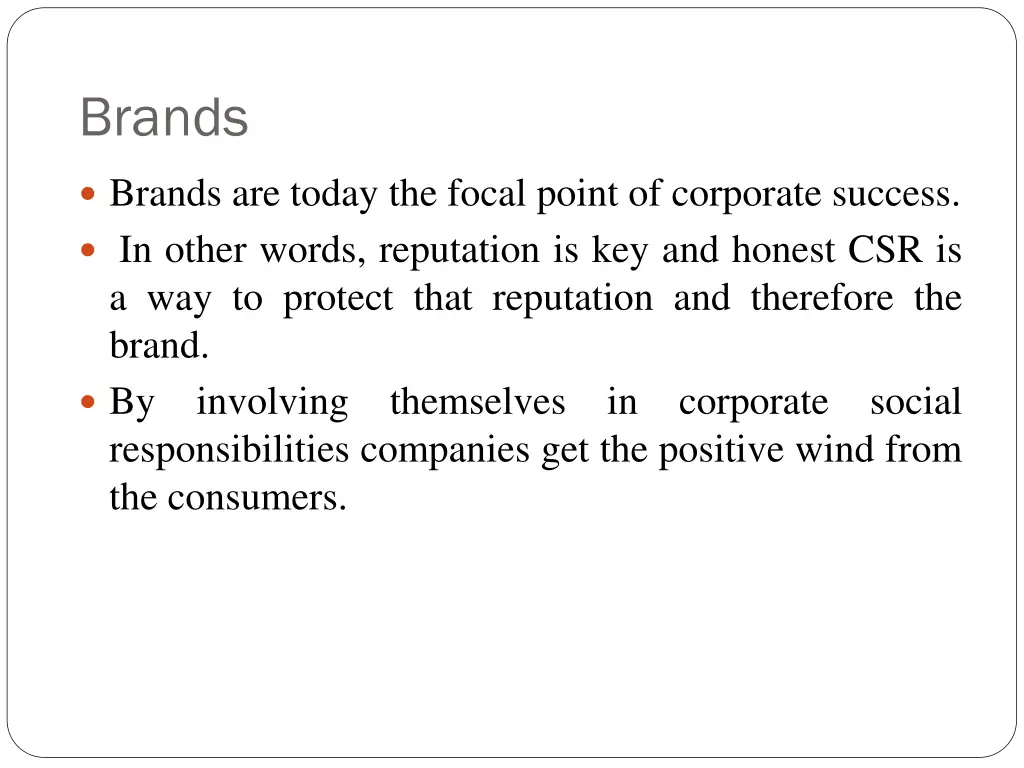 brands