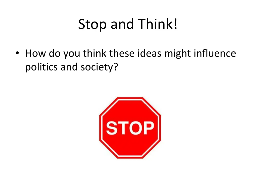 stop and think