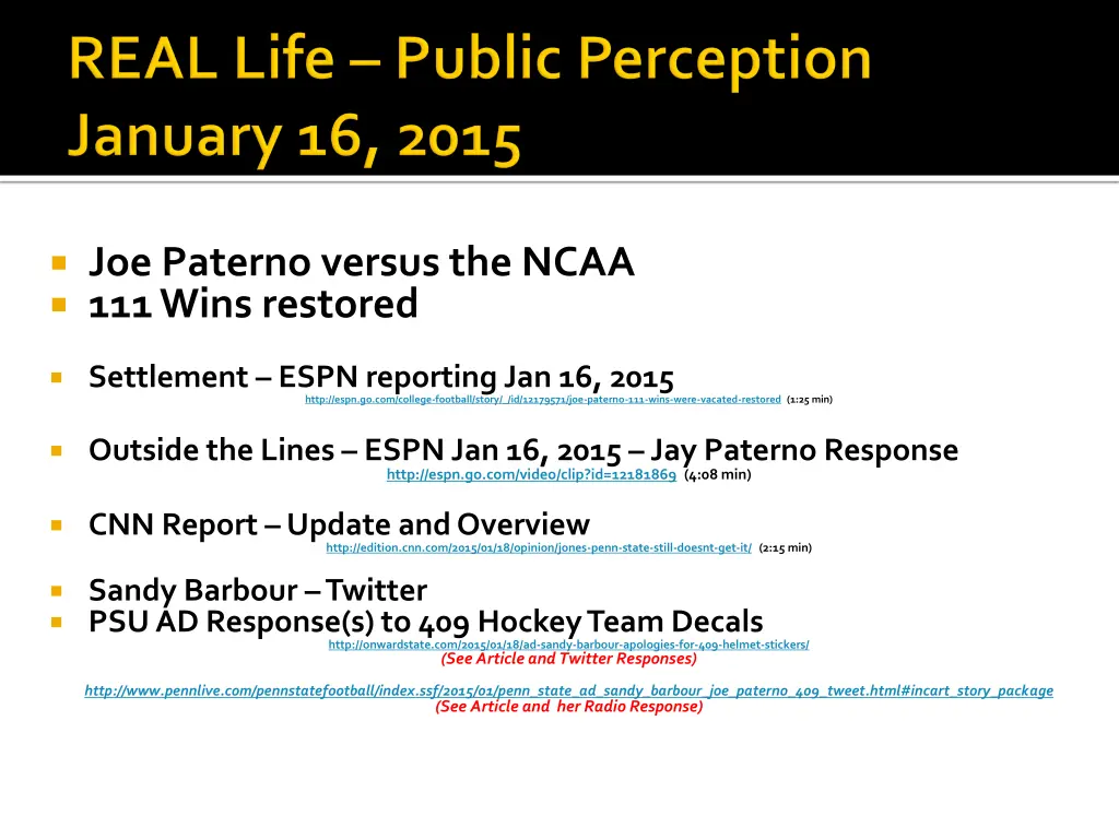 joe paterno versus the ncaa 111 wins restored