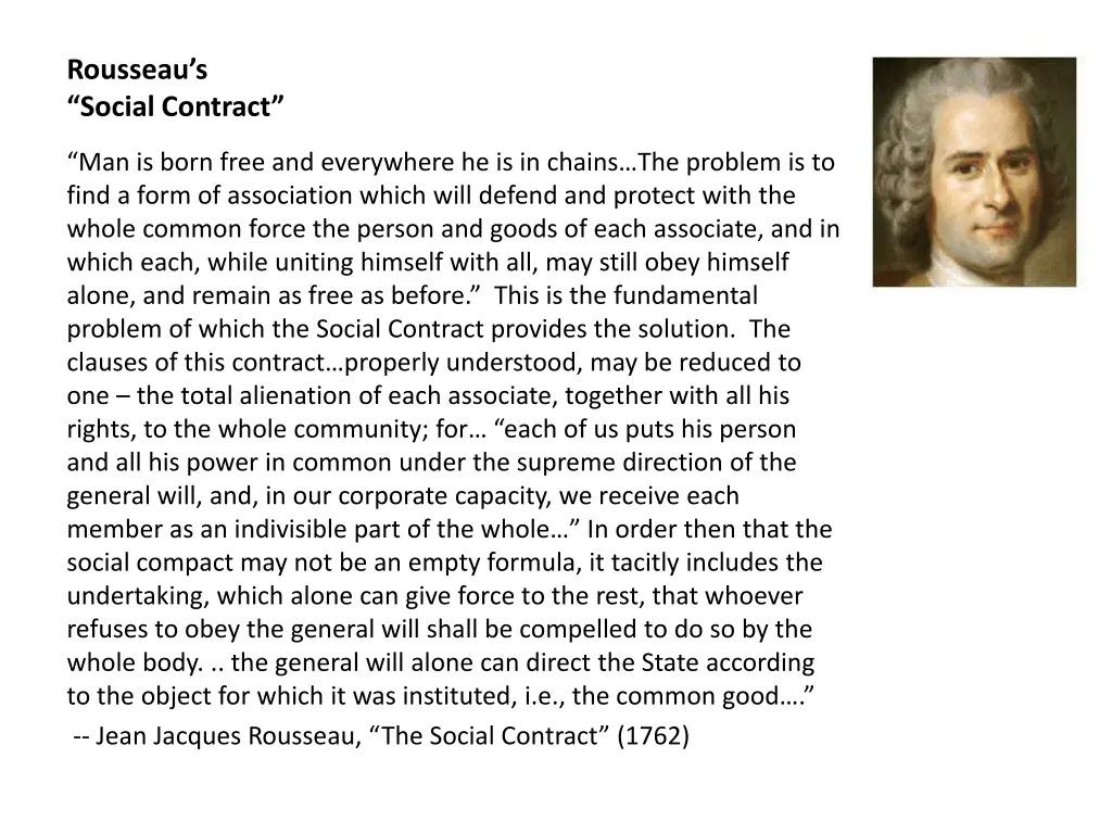 rousseau s social contract