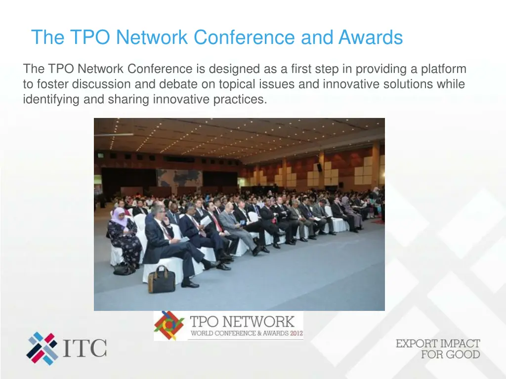 the tpo network conference and awards