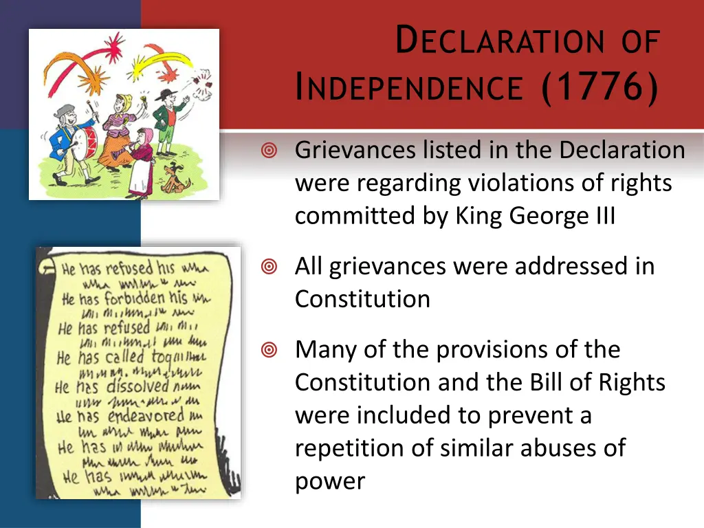 d eclaration of i ndependence 1776