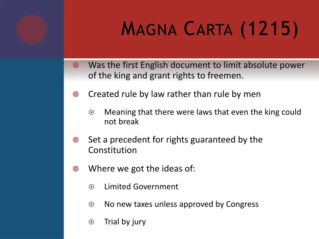 m agna c arta 1215