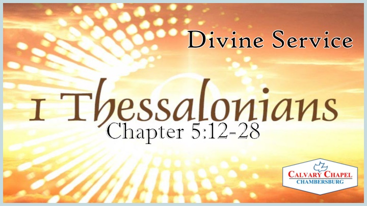 divine service divine service
