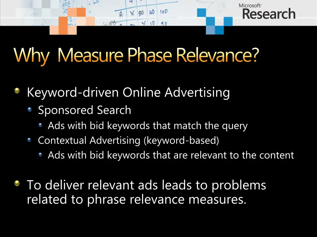 why measurephase relevance