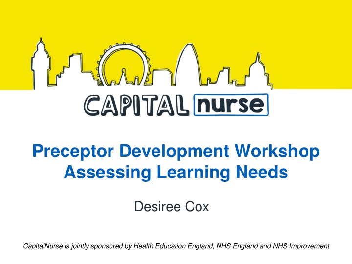 preceptor development workshop assessing learning
