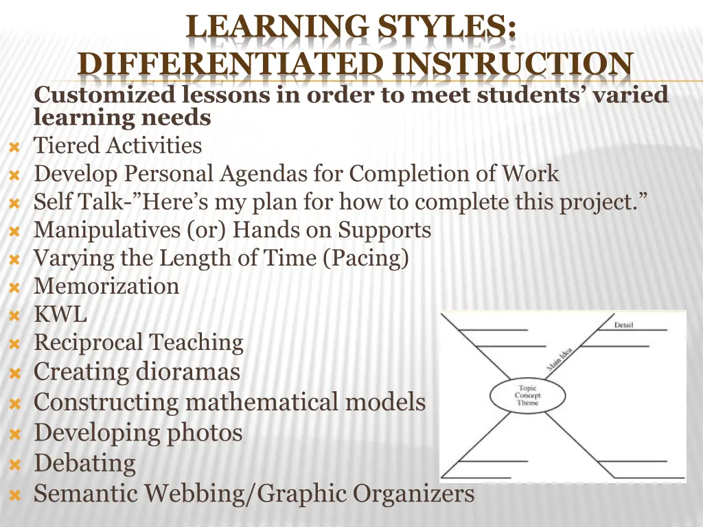 learning styles differentiated instruction