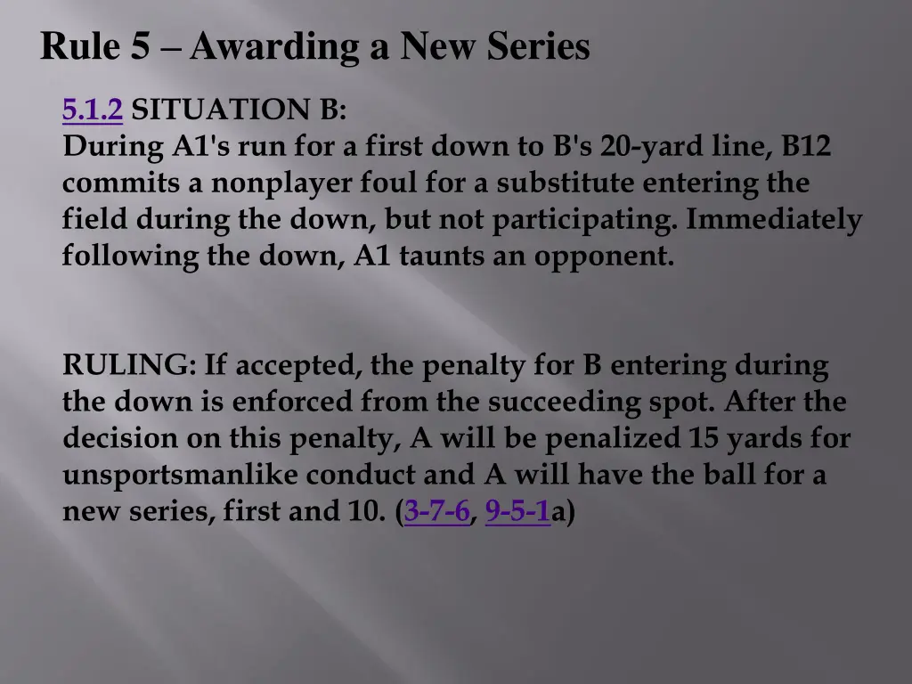 rule 5 awarding a new series 1