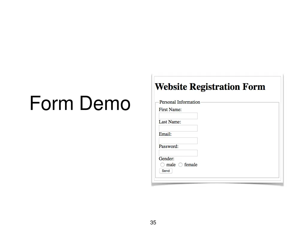 form demo