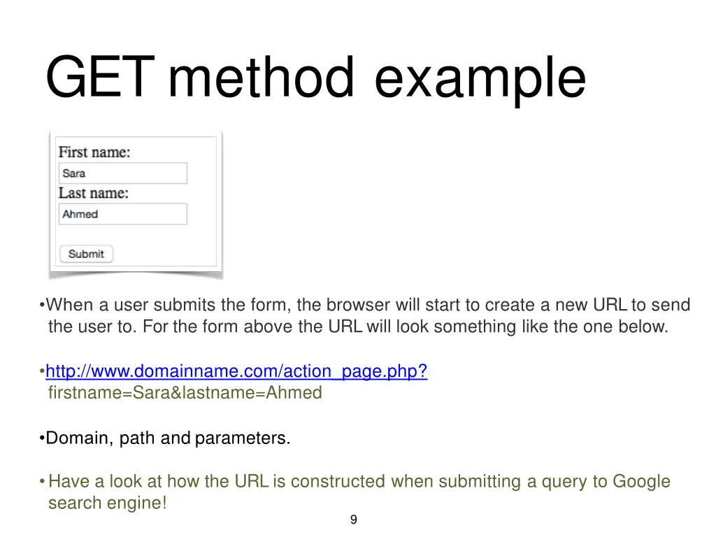 get method example