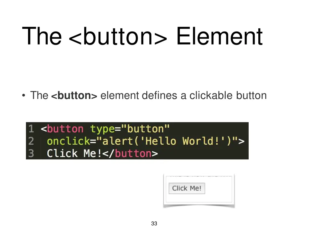 the button element
