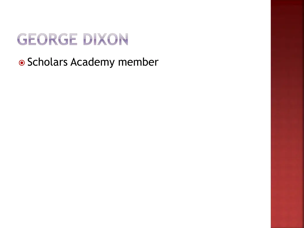 george dixon