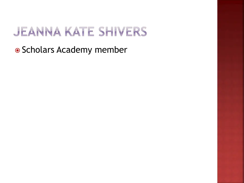jeanna kate shivers