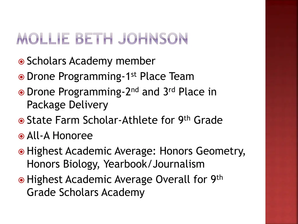 mollie beth johnson