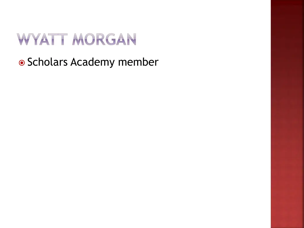 wyatt morgan