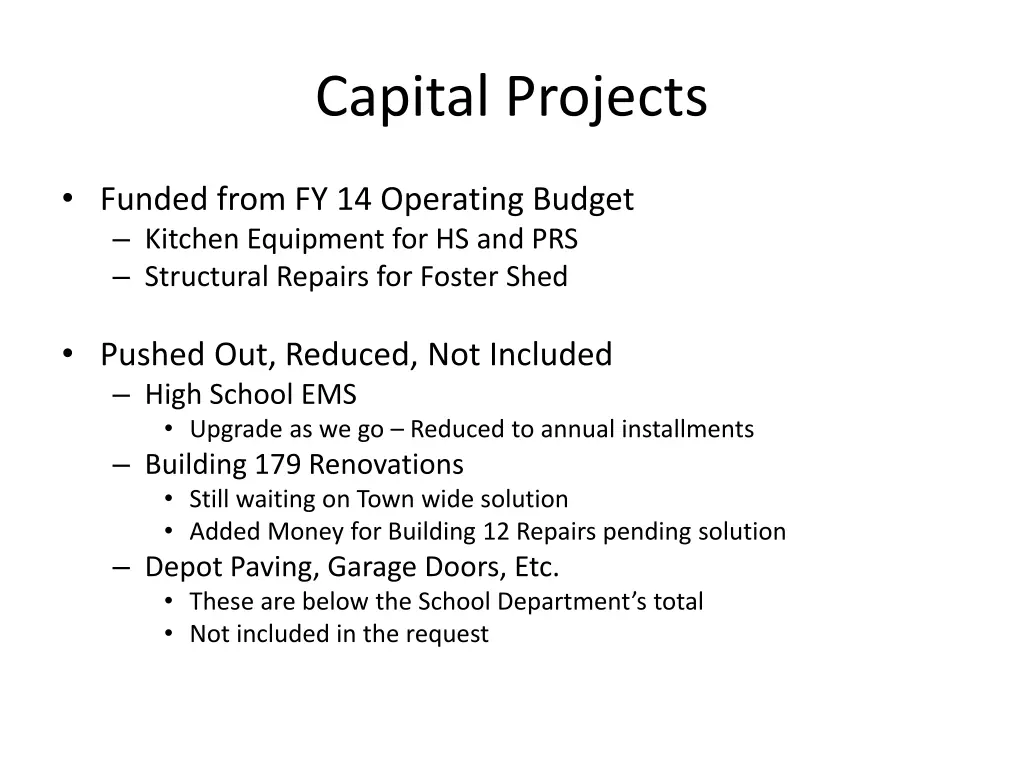 capital projects 2