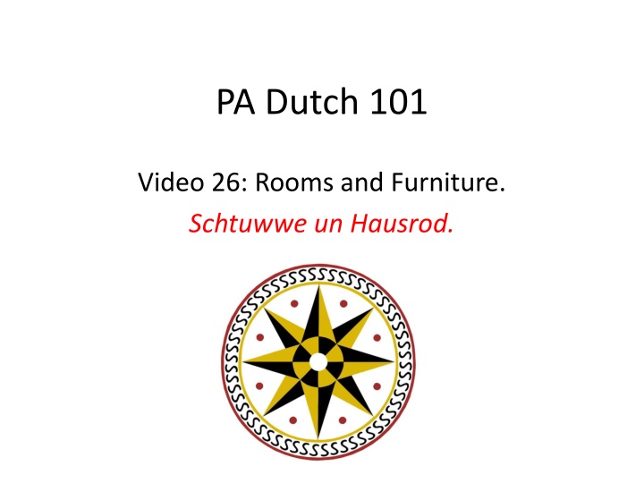 pa dutch 101