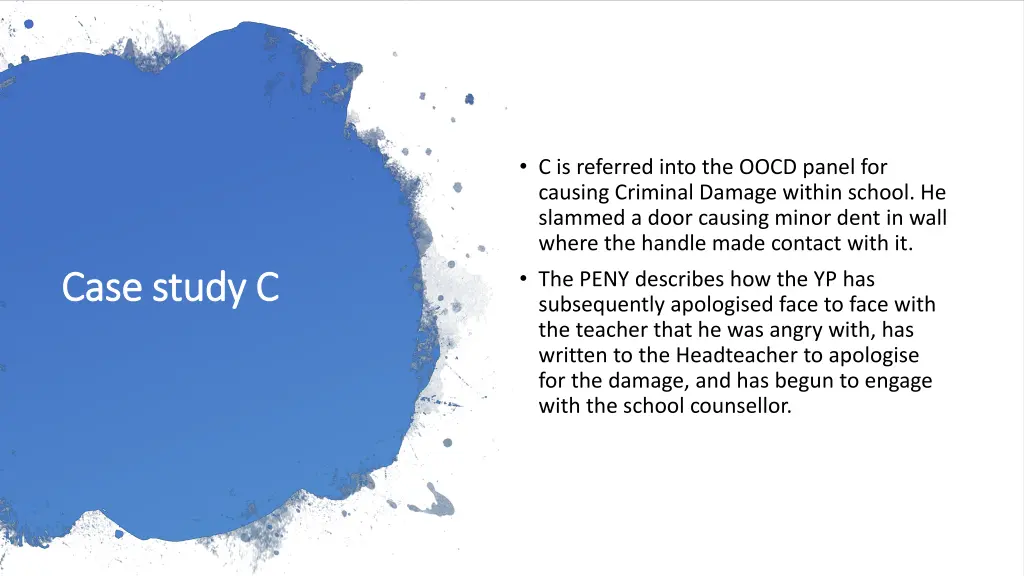 c is referred into the oocd panel for causing
