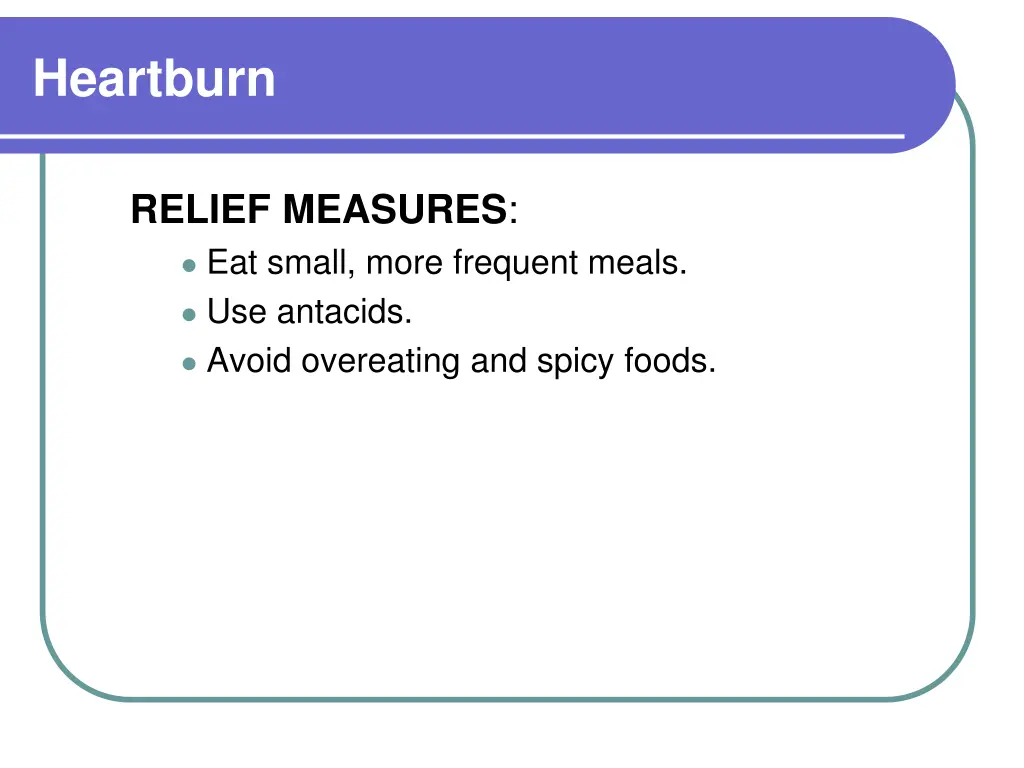 heartburn