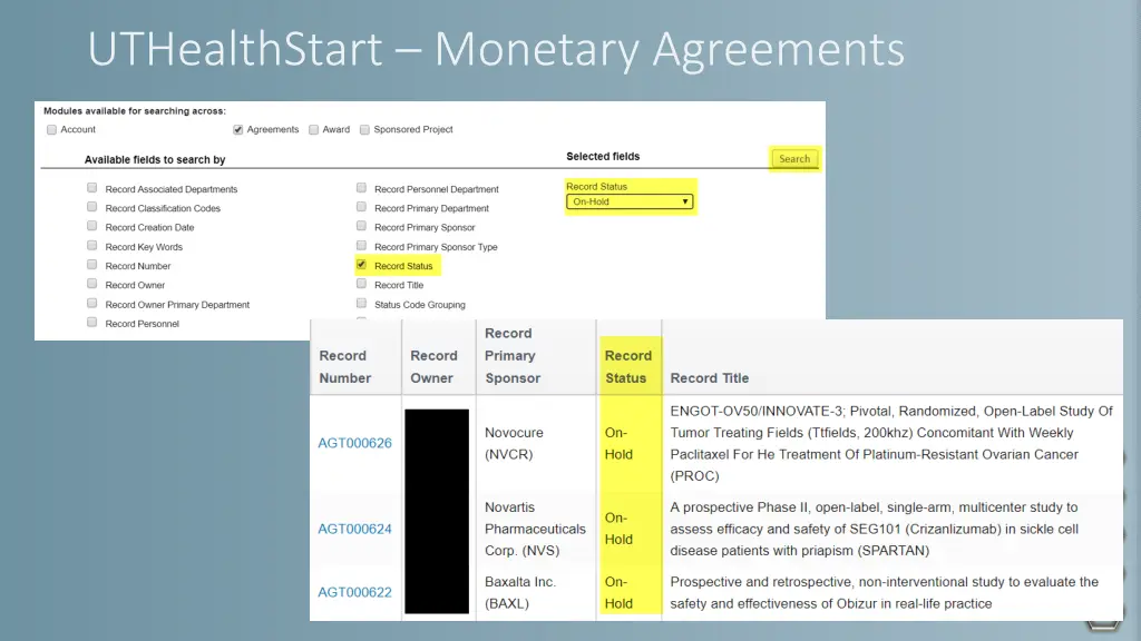 uthealthstart monetary agreements 2