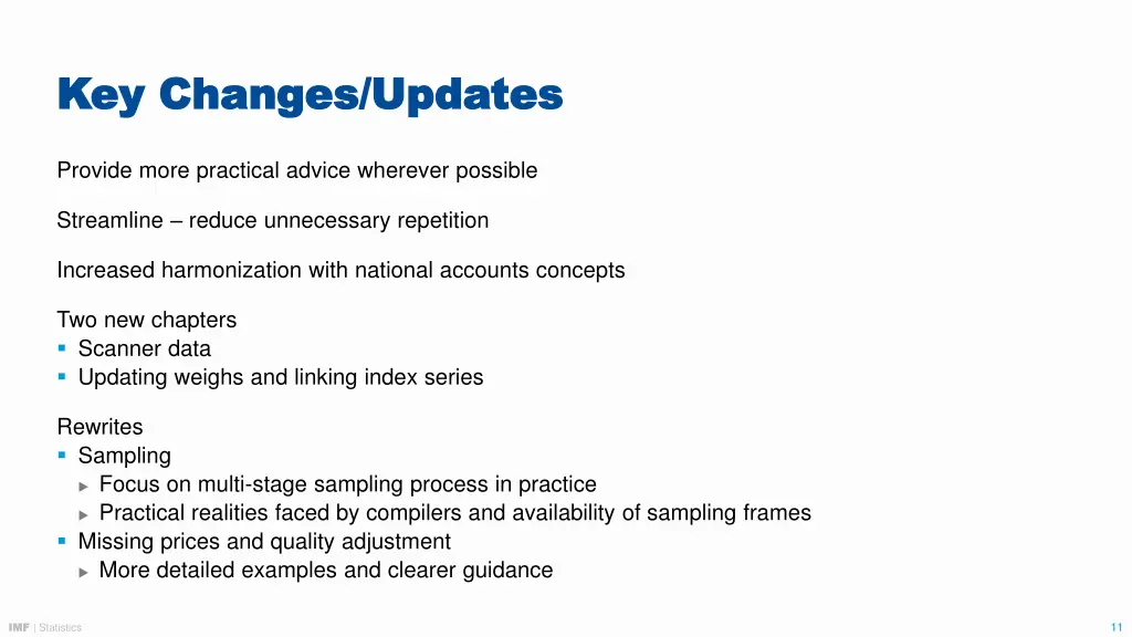 key changes updates key changes updates