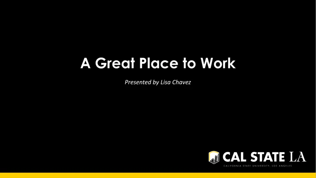 a great place to work