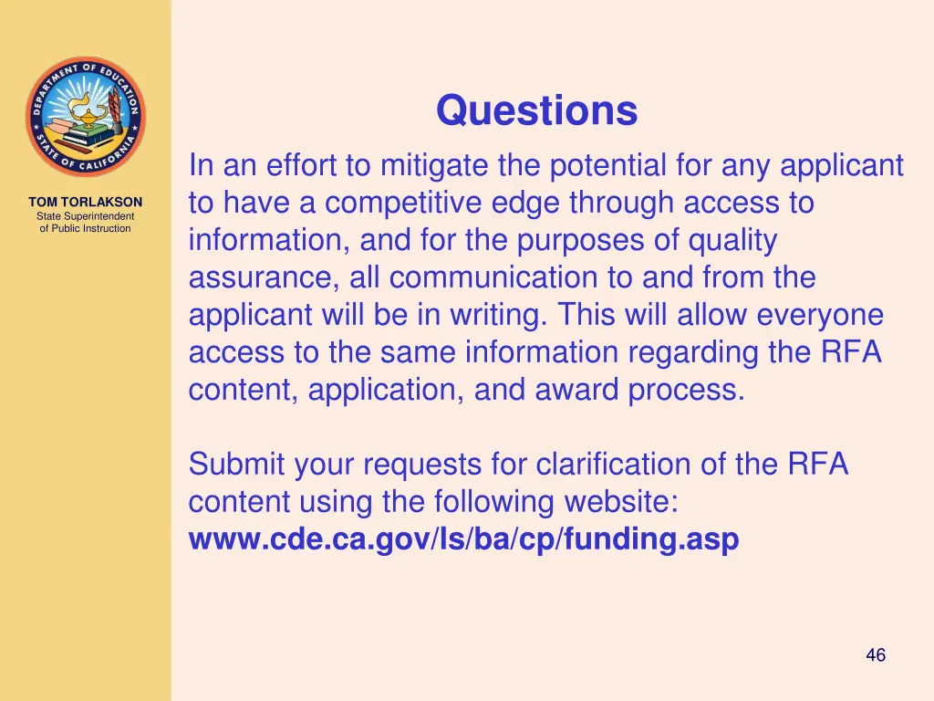 questions