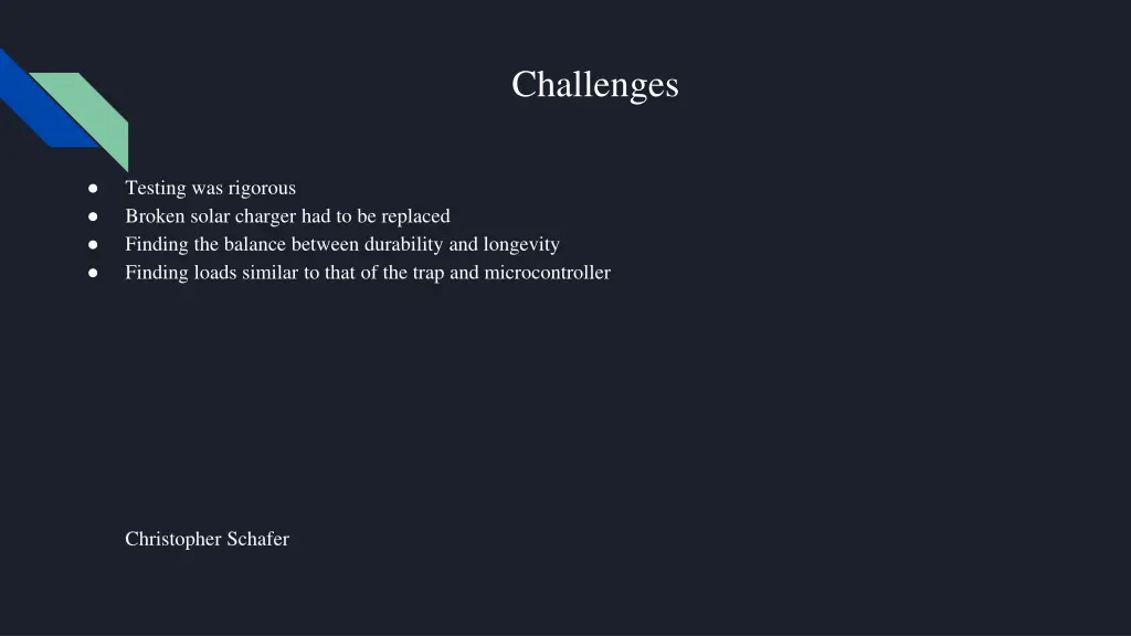 challenges