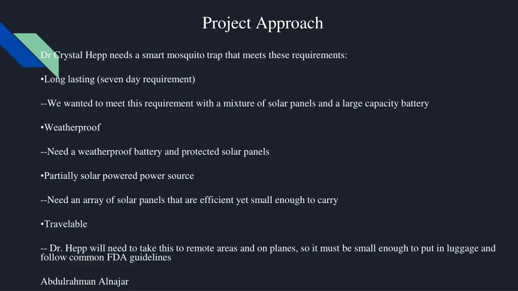 project approach