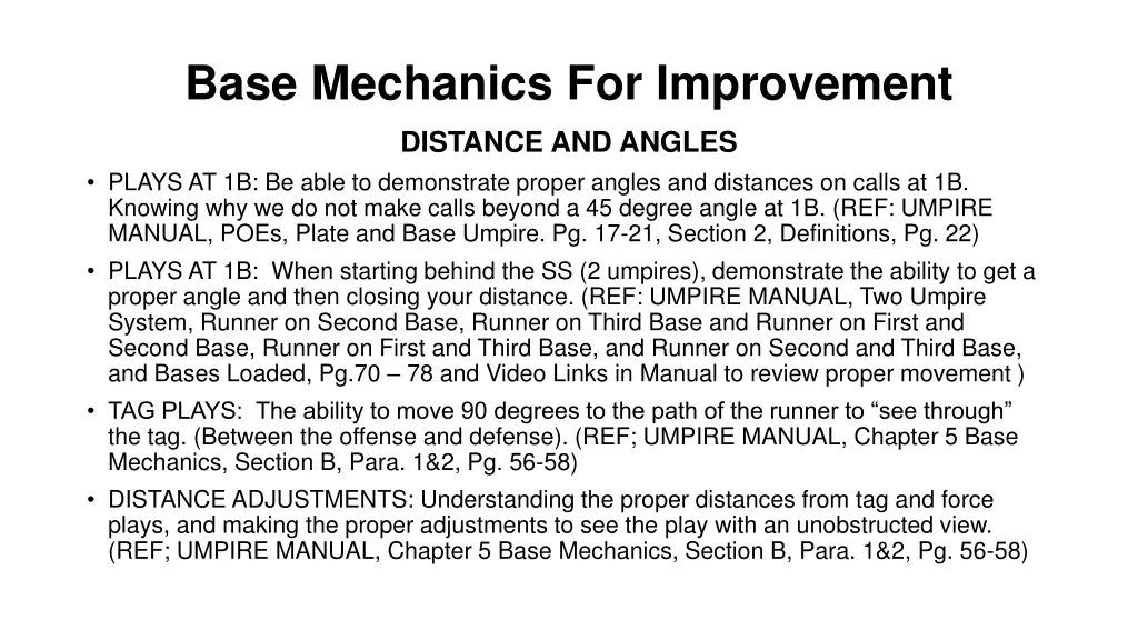 base mechanics for improvement 1