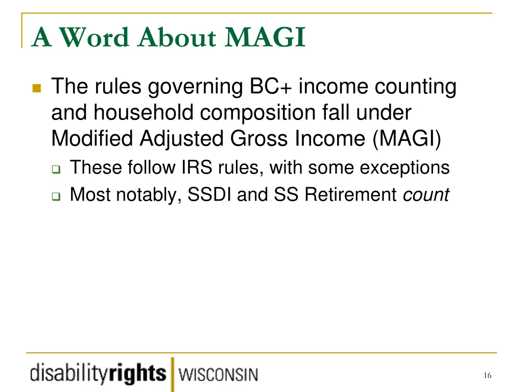 a word about magi