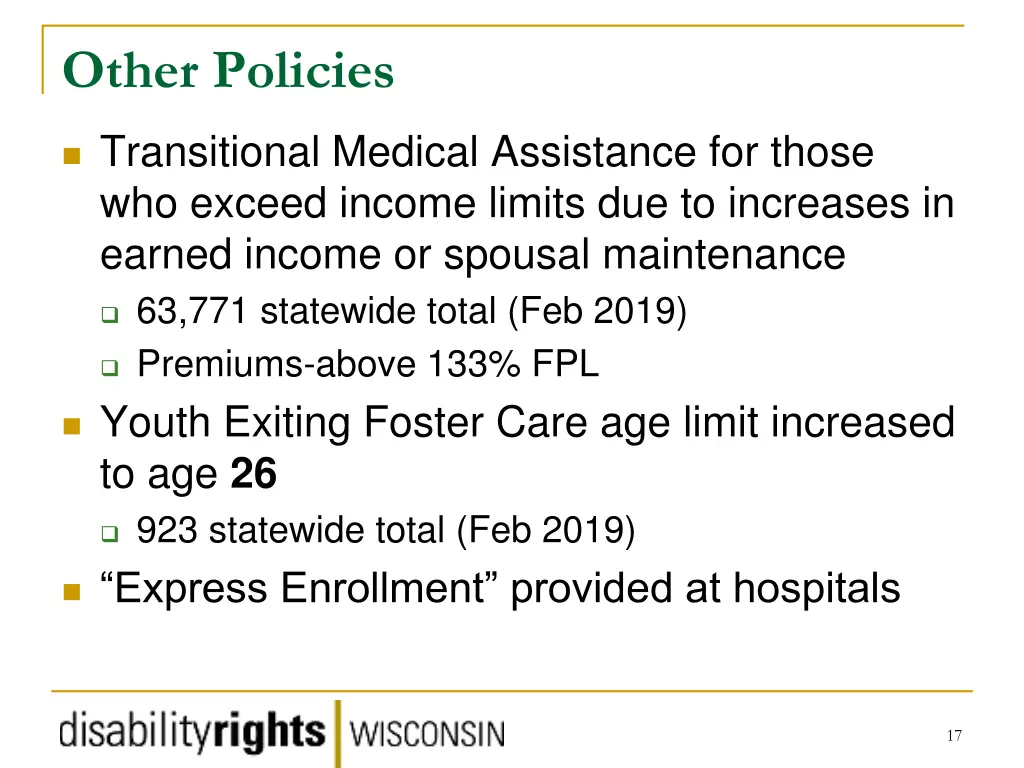 other policies