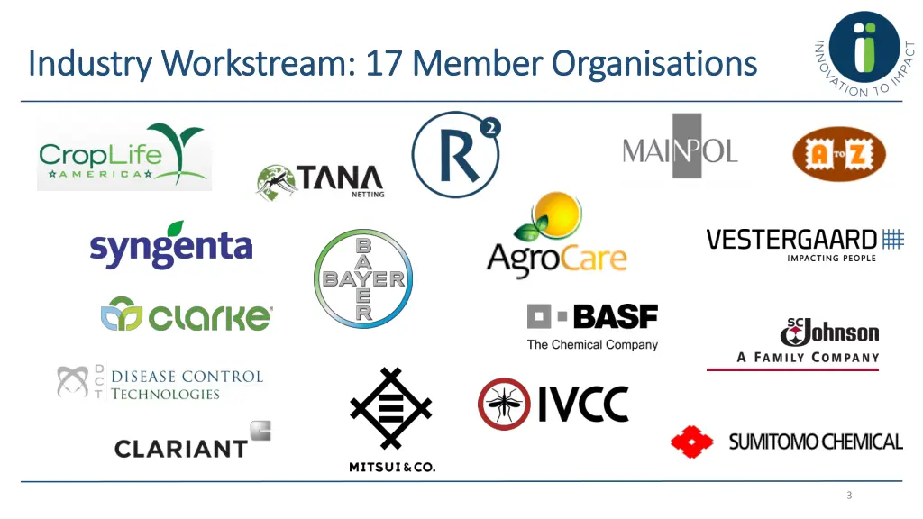 industry industry workstream workstream 17 member