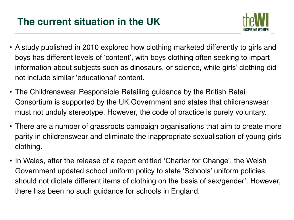 the current situation in the uk
